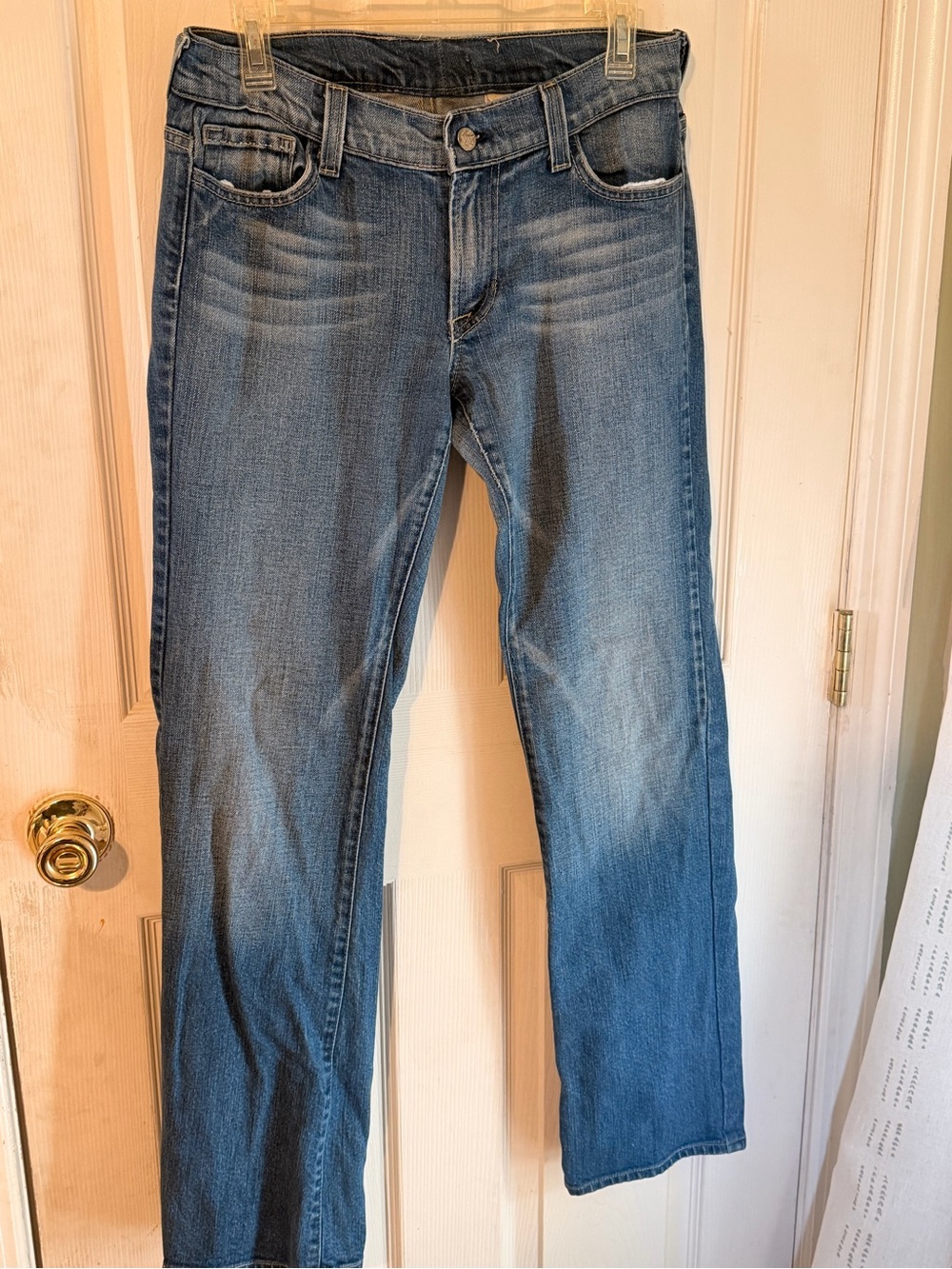Kan Can Made in USA junior’s 11 Blue Straight-Leg Y2K style Jeans